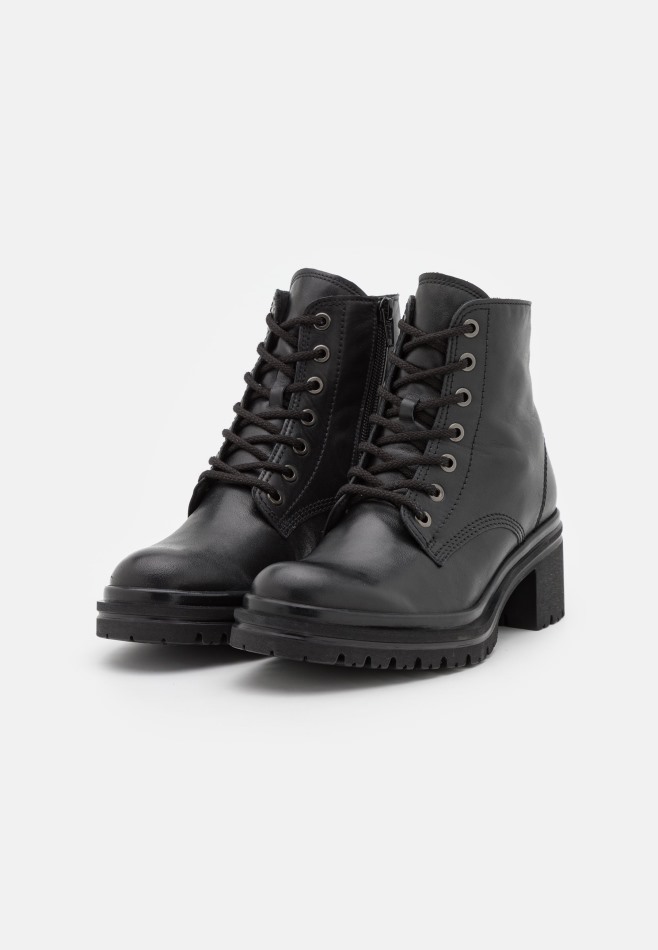 Gabour | Bottines Noires Exclusives à Lacets